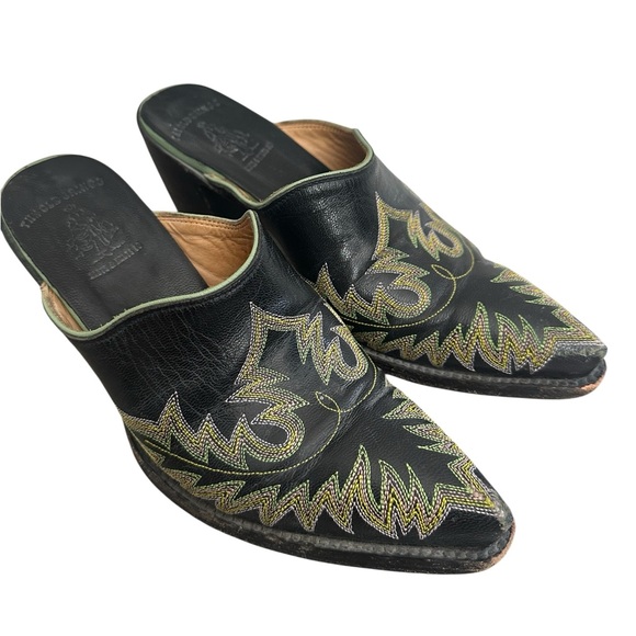 Old Gringo Shoes - Old Gringo Leather Mules, 6.5